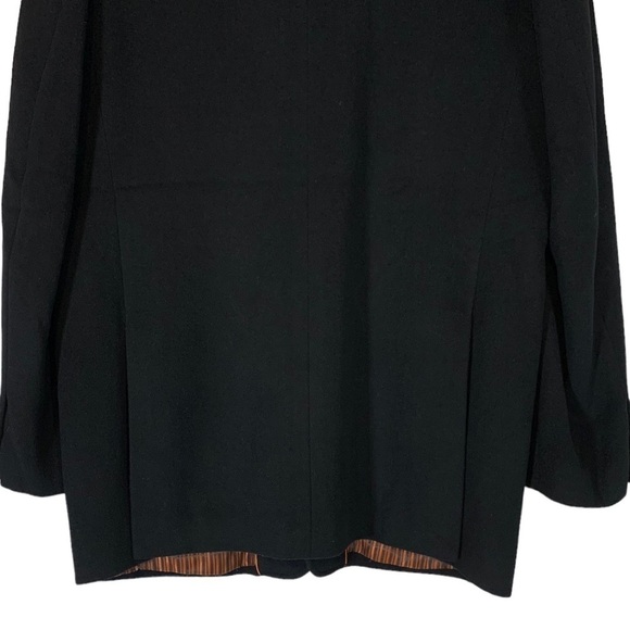 Mantoni Wool Cashmere Sports Coat Blazer Black Size 42 - Picture 6 of 10